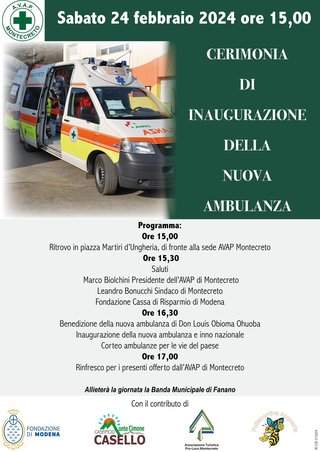 inaugurazione ambulanza